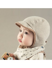 HP Baby Brimmed Cap - Brown