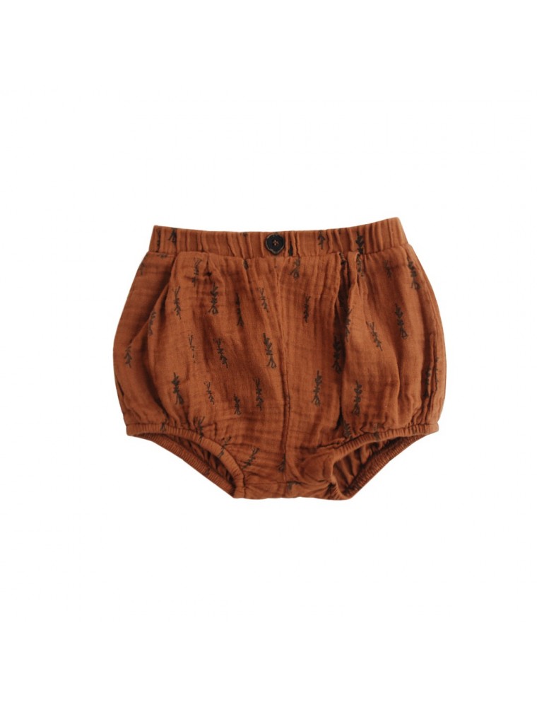 Play Up Baby Cotton Bloomers - Rust