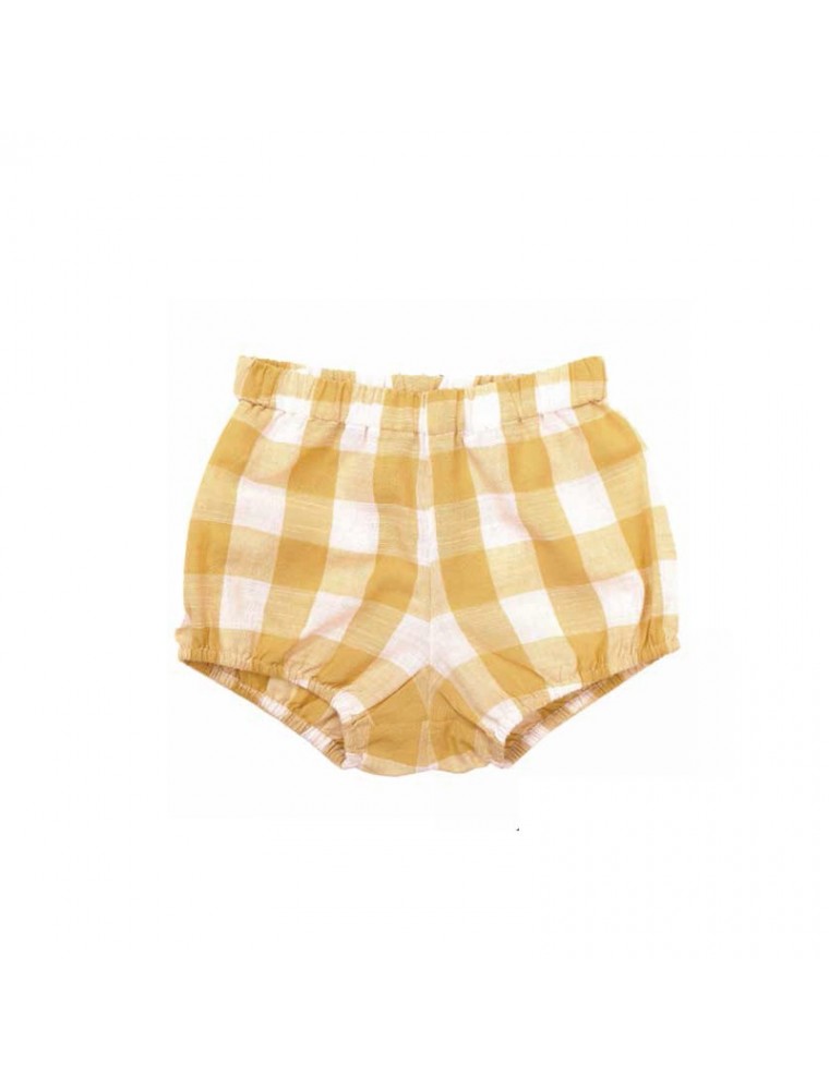 LCC Poppy Bloomers – Custard Gingham